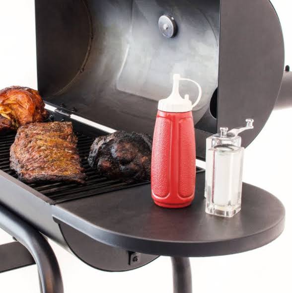 Char-Broil American Gourmet Offset Charcoal Smoker, Black
