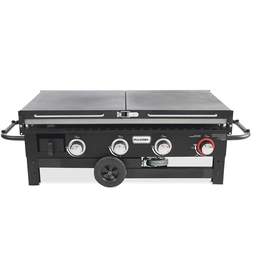 Razor 4-Burner Griddle with Folding Shelves
