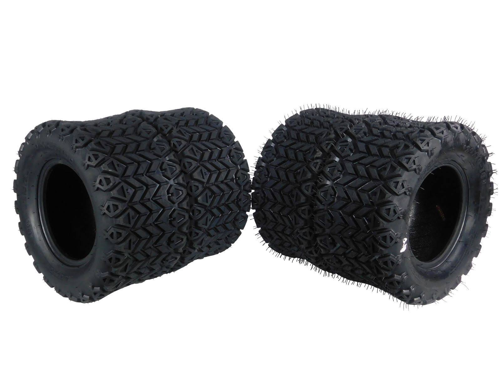 Massfx SL201010(x4) 4 Ply Golf Cart Turf Tires 20x10-10, Set of Four (4) Tires