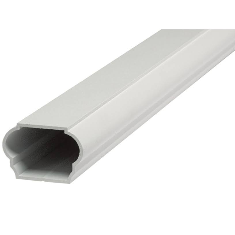 Deckorators ALX Classic Complete Aluminum Rail Kit with Estate Balusters - Textured White - 6 ft Horizontal Rail