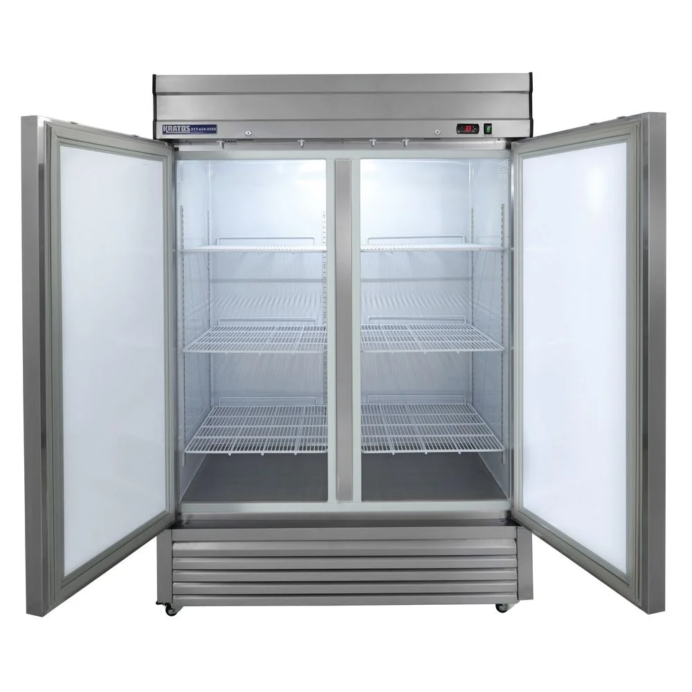 Kratos 69K-774 Commercial Two Door Reach-in Freezer, 46 Cu. Ft., 33 37/100"L x 54 3/25"W x 83 1/2"H