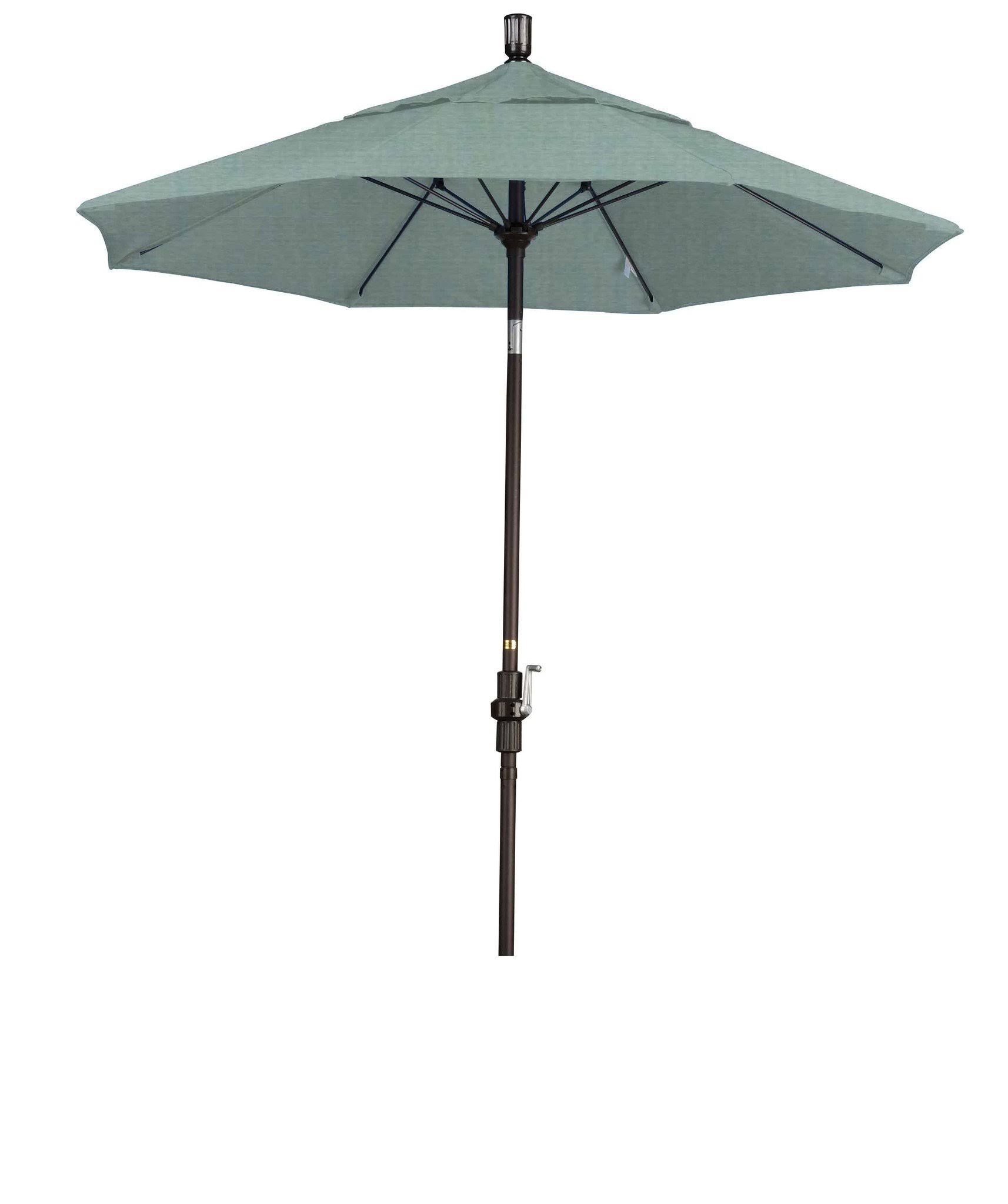 California Umbrella 7.5& Market Patio Umbrella in Dolce Oasis