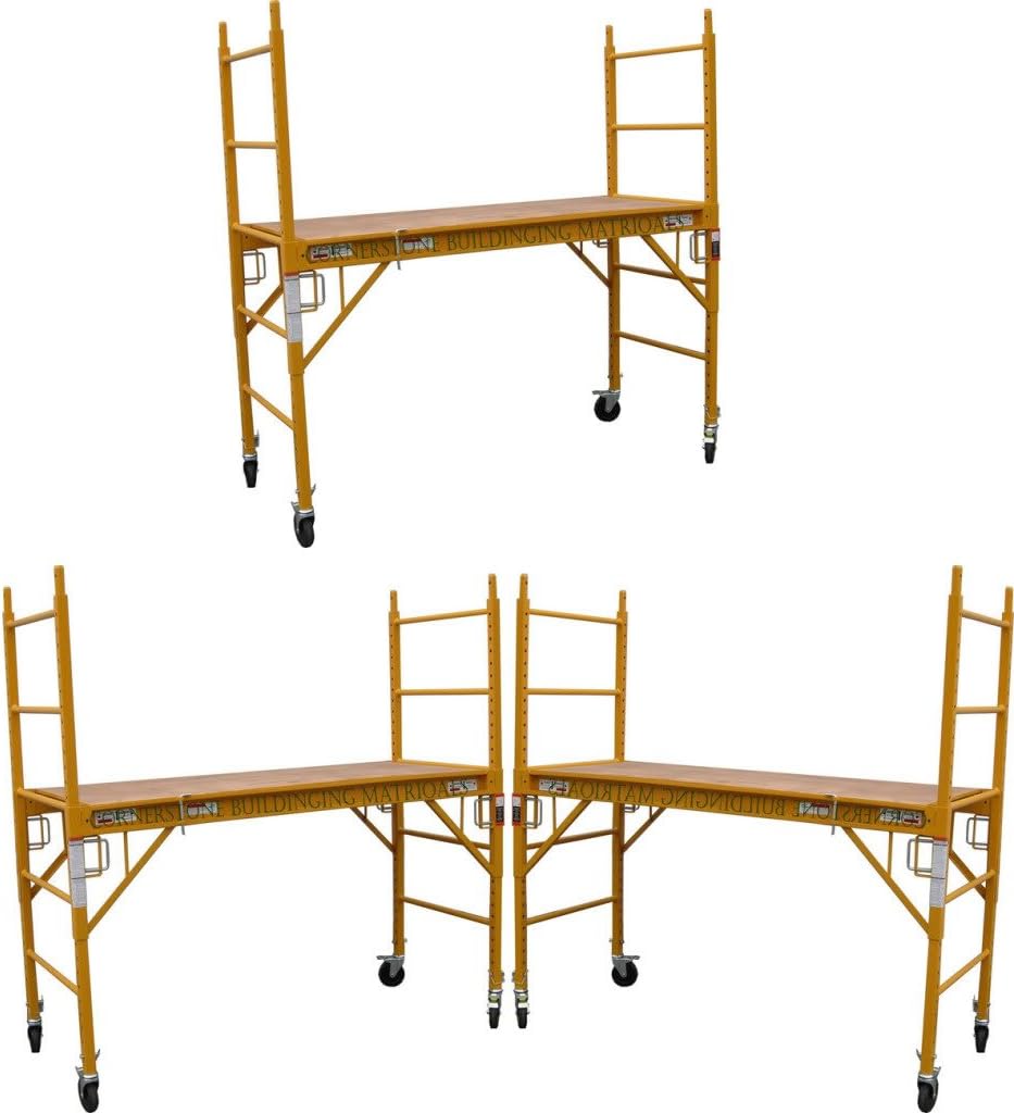 CBM Scaffold Multipurpose 18ft. Maxi Square Triple Baker-Style Scaffold Tower Package - 1,000-Lb. Capacity, Model# 3MFS