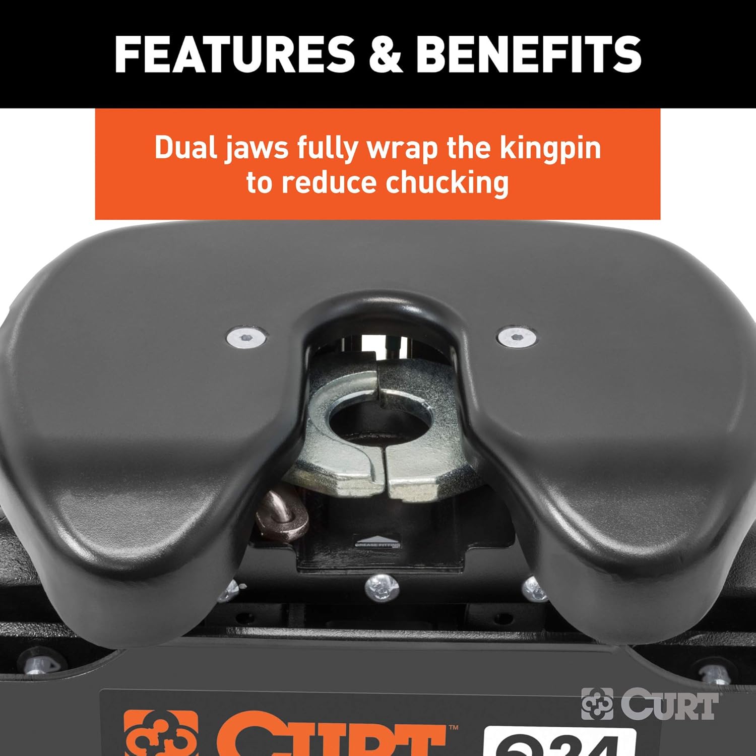 CURT 16245 Q24 5th Wheel Hitch, 24,000 lbs