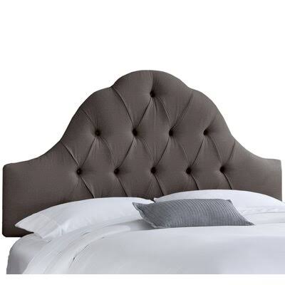 Ainsley Upholstered Panel Headboard Wayfair Custom Upholstery Size: California King, Upholstery: Linen Cindersmoke