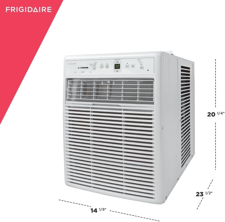 Frigidaire Window-Mounted Slider Casement Air Conditioner, 8,000 BTU, in White