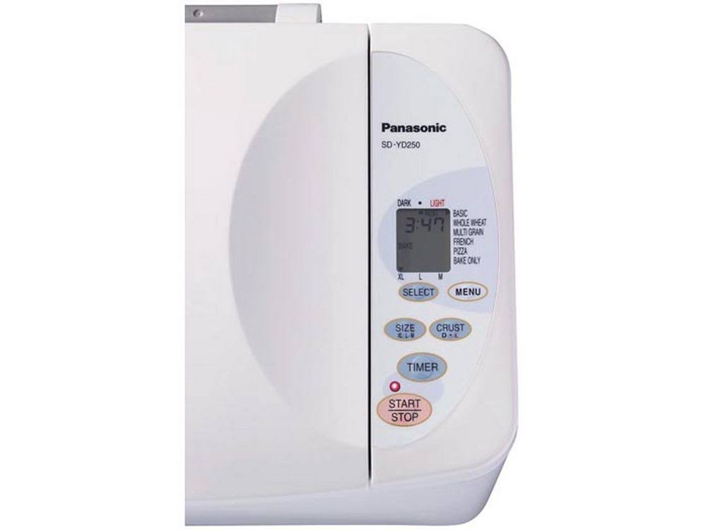 Panasonic Automatic Bread Maker w/ Yeast Dispenser, 550W, 120V AC, 60Hz - White