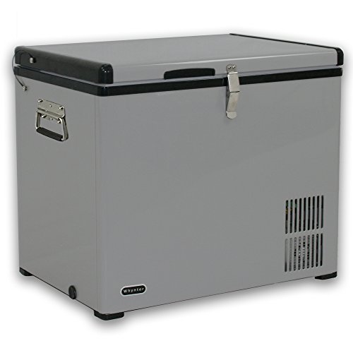 Whynter FM-452SG 45 Quart Slimfit Portable Refrigerator, AC 115V/ DC 12V Real Freezer for Car, Home, Camping, RV-8°F to 50°F