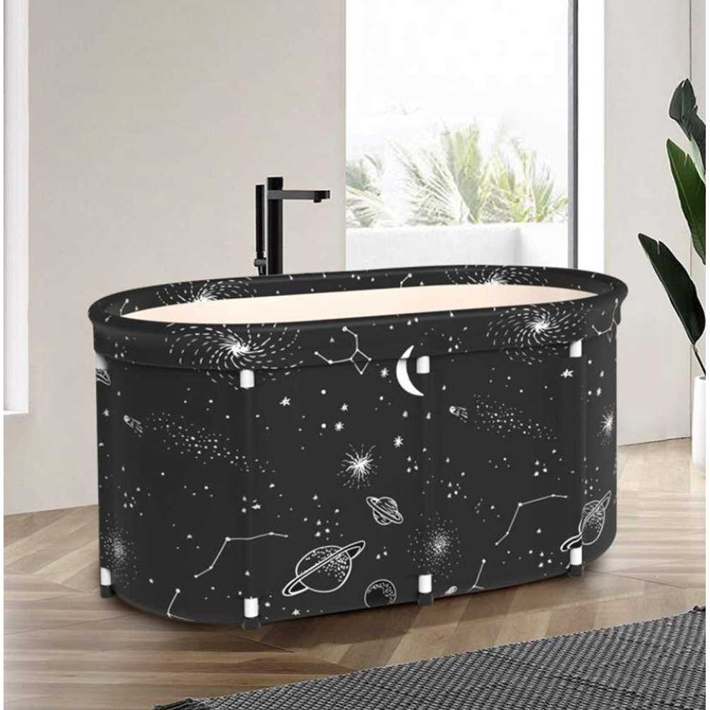 40 Portable Foldable Bathtub Soaking Bathing Tub for Adults Separate Family Bathroom SPA Tub with Drain - Shop Hardware Tools Online Store