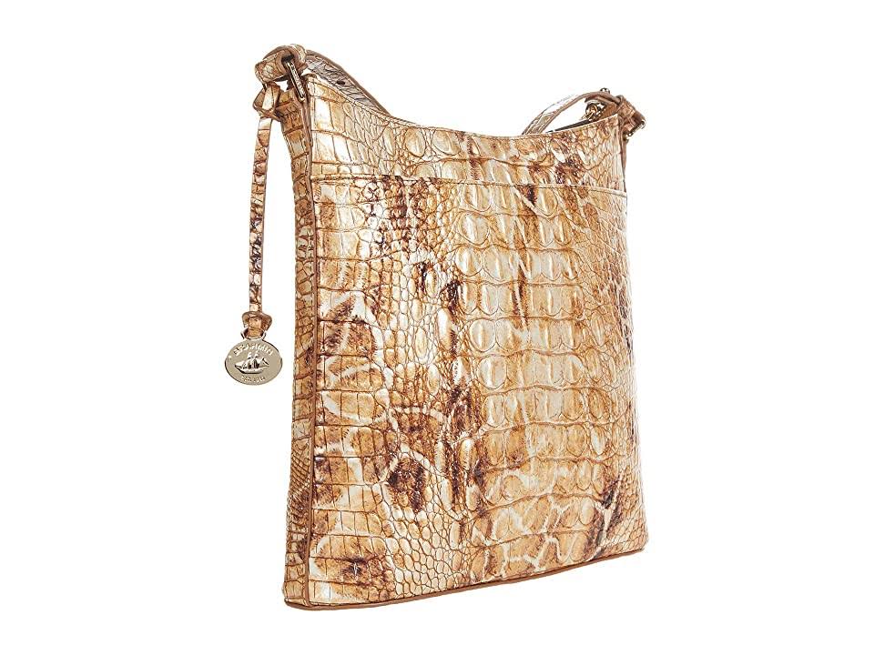 Brahmin Katie Leather Crossbody - Camel Safari Melbourne