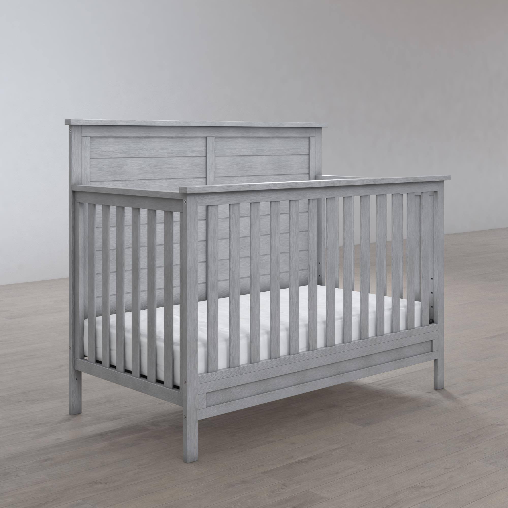 Little Seeds Finch 5-in-1 Convertible Crib - Rustic Grey