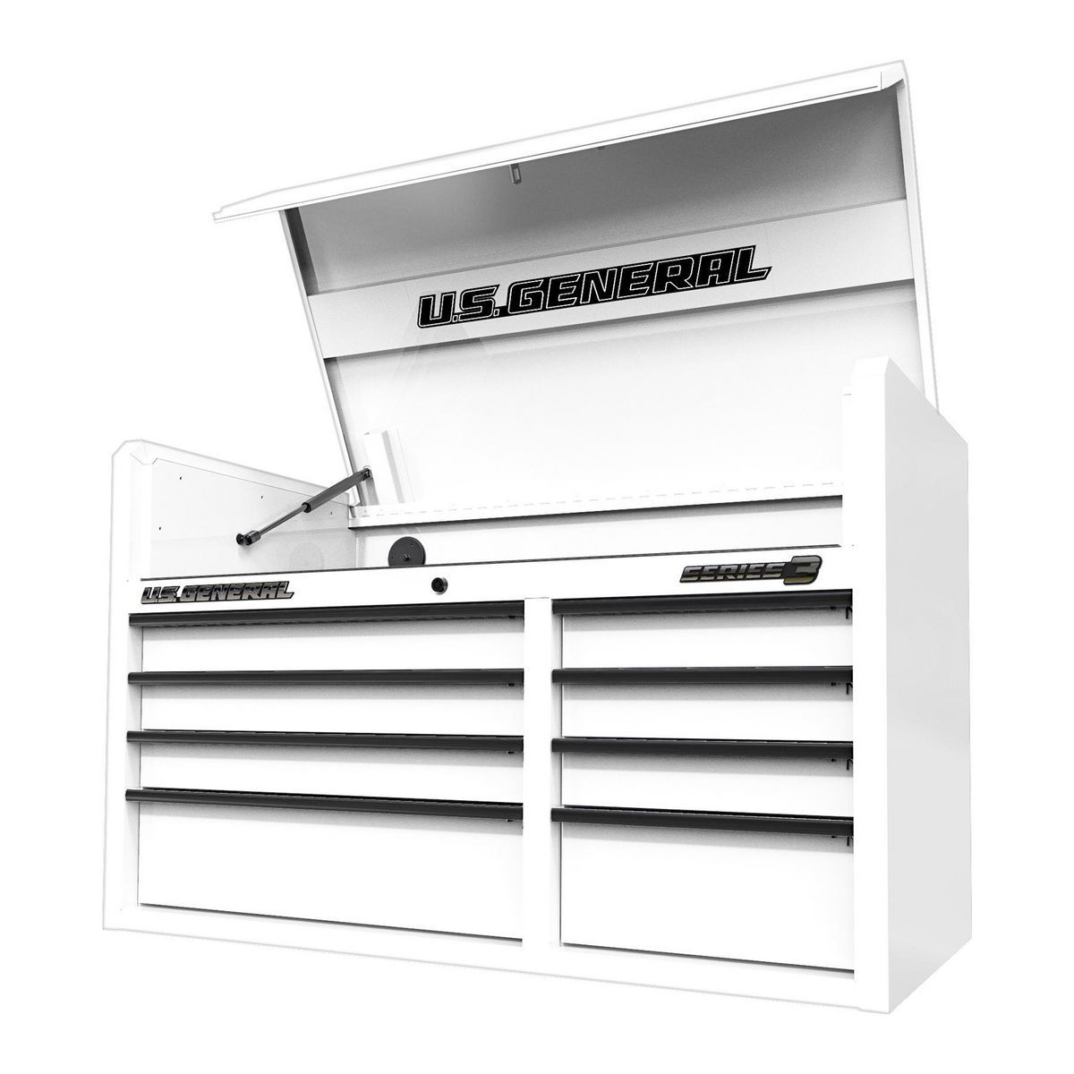 U.S. GENERAL 42 in. x 22 in. Top Chest, Series 3, Black
