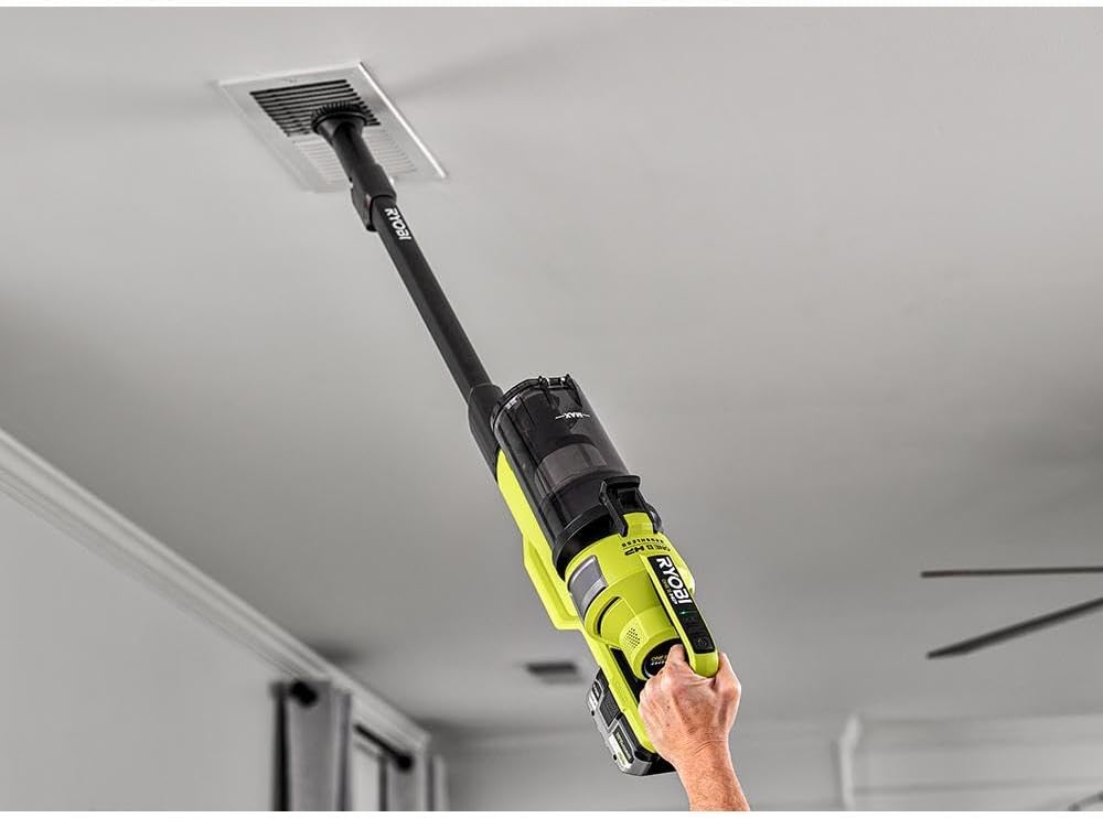 RYOBI 18V ONE+ HP Cordless Brushless Pet Stick Vacuum Kit (Renewed)