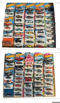 Instant HOT WHEELS COLLECTION - 72 Collectible Diecast Mix With a Treasure Hunt , Anniversary Cars, Barbie Cars & Fast N The Furious Cars - Curated Treasures Market