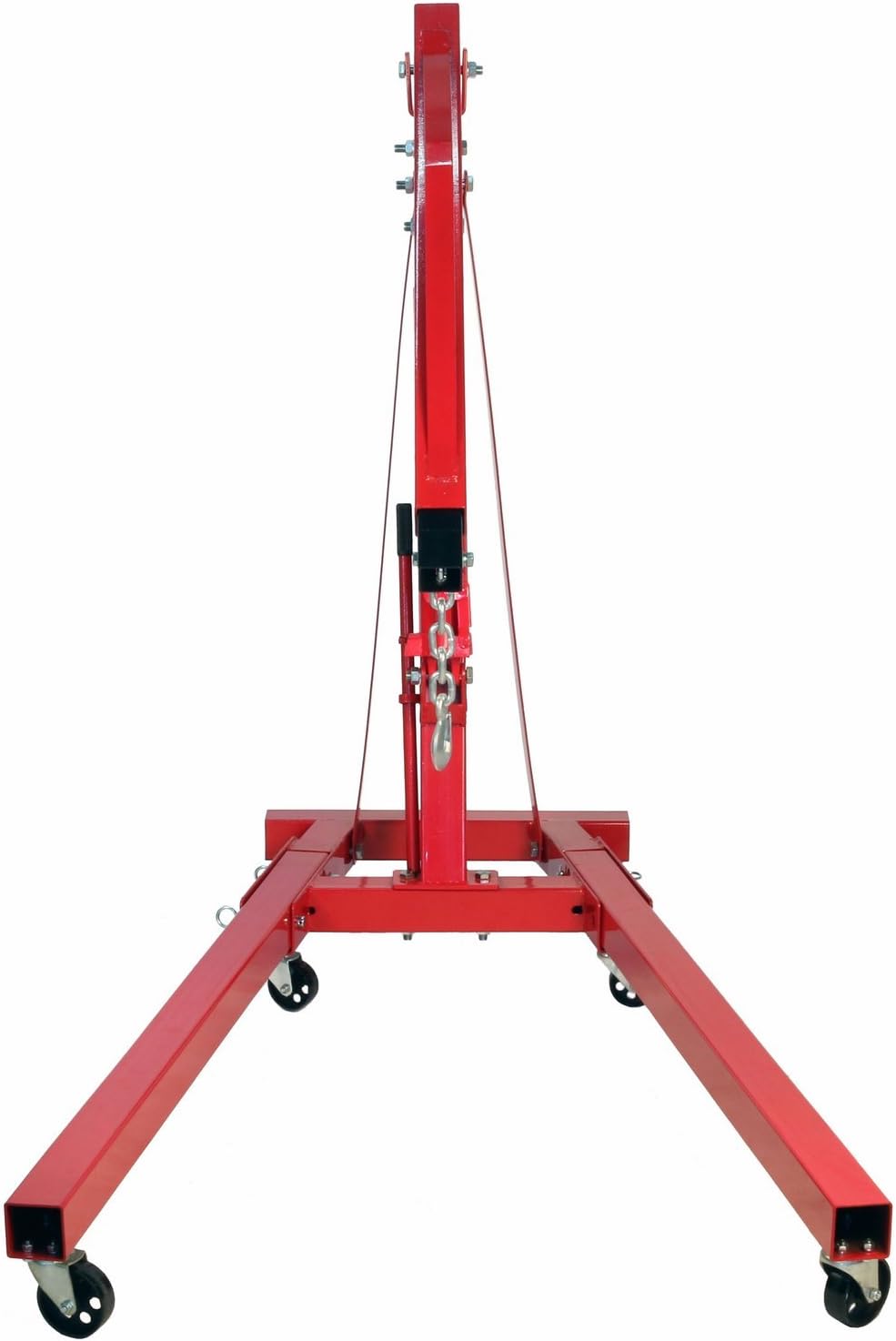 Dragway Tools 2 Ton Folding Hydraulic Engine Hoist Cherry Picker Shop Crane Hoist Lift