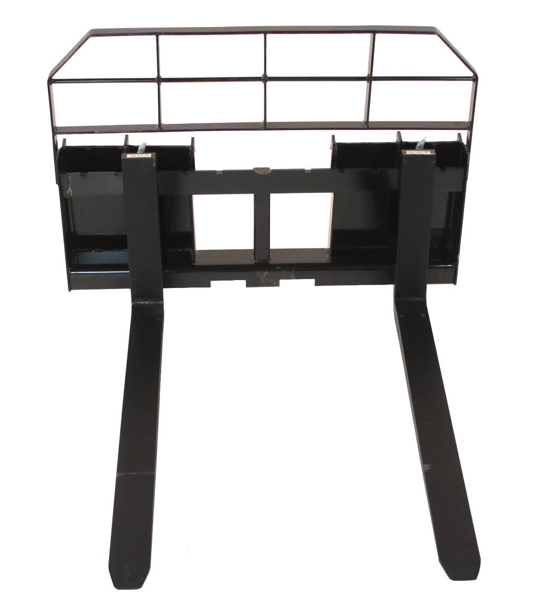 Titan Attachments 60x22 Skid Steer HD Pallet Fork Attachment 5500 lb Capacity Quick Tach Tractor