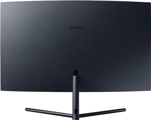 SAMSUNG 32" UR59 Series ViewFinity Curved Monitor, 4K UHD (3840x2160), 60Hz, 4ms, Display Port, 3-Sided Frameless, Eye Saver Mode, HDMI
