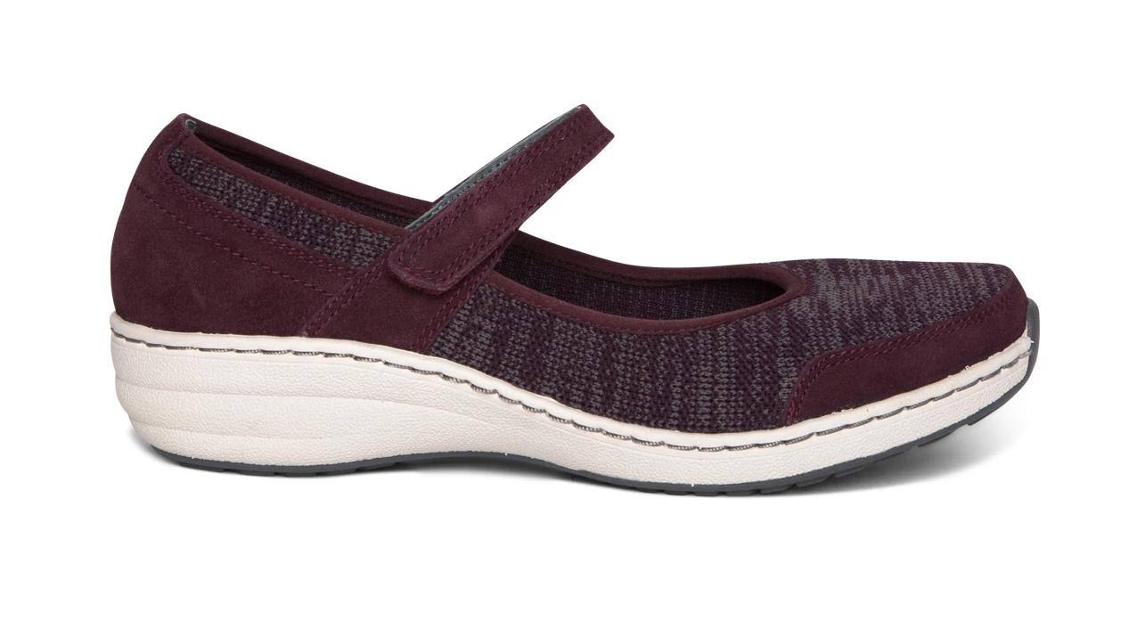 Aetrex Mina Mary Jane Charcoal / 35