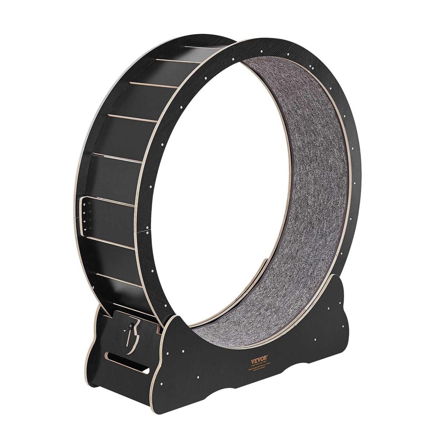 VEVOR Cat Exercise Wheel Large Cat Treadmill Wheel for Indoor Cats Cat Running Wheel with Detachable Carpet and Cat Teaser - Pet Supplies online store