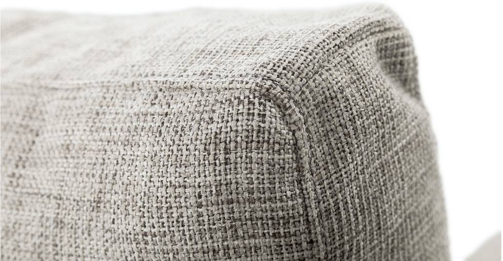 Ivory Tufted Chair with Bolsters | Article Sven Modern Furniture