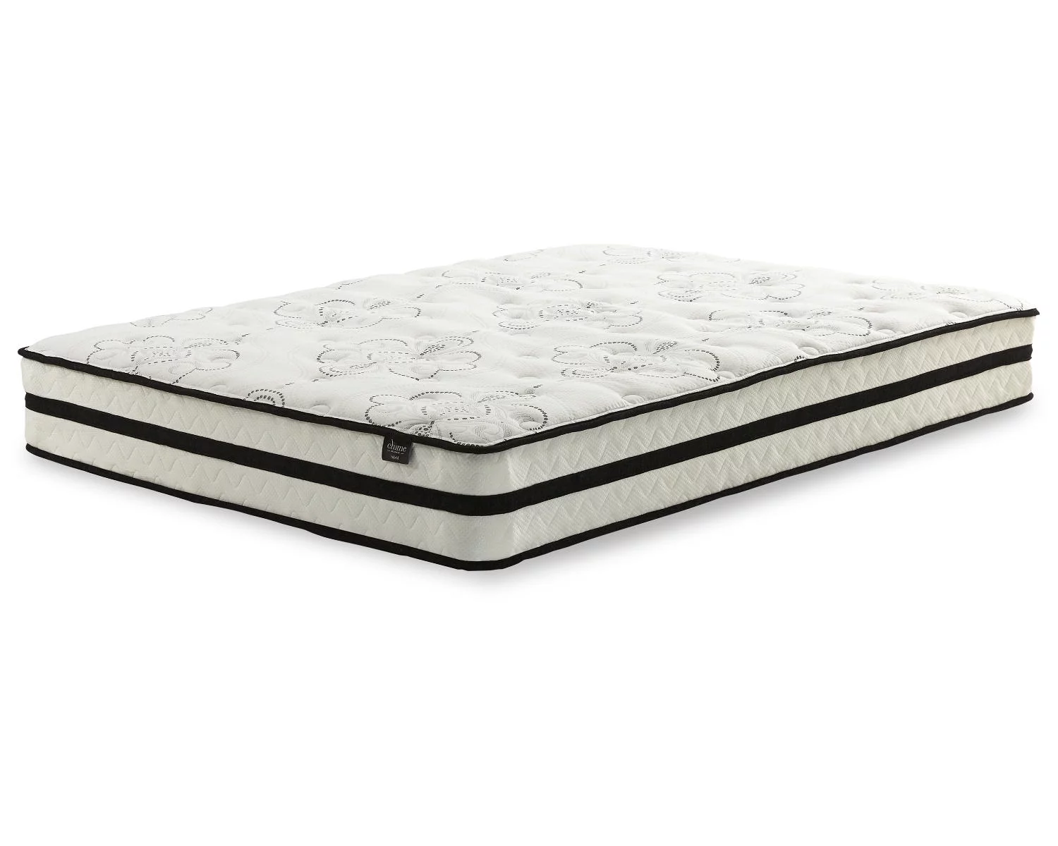 Signature Design by Ashley  Chime 10 Inch Hybrid Full Mattress in a Box  White