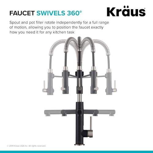 Kraus Artec Pro 2-Function Commercial Style Pre-Rinse Kitchen Faucet