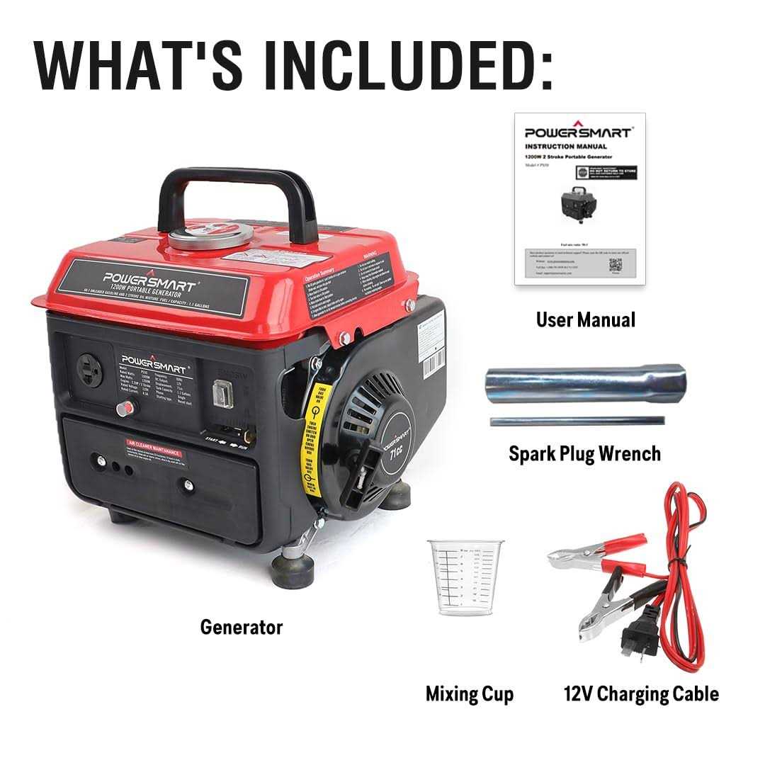 PowerSmart 1200W Portable Generator with 2-Stroke Engine - Shop Hardware Tools Online Store