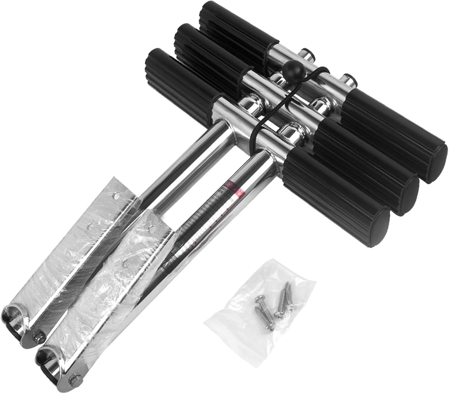 3 Step Pontoon Boat Dive Ladder, Stainless Steel Telescoping Ladder, 3 Step Marine Dual Vertical Ladder for Marine Yacht