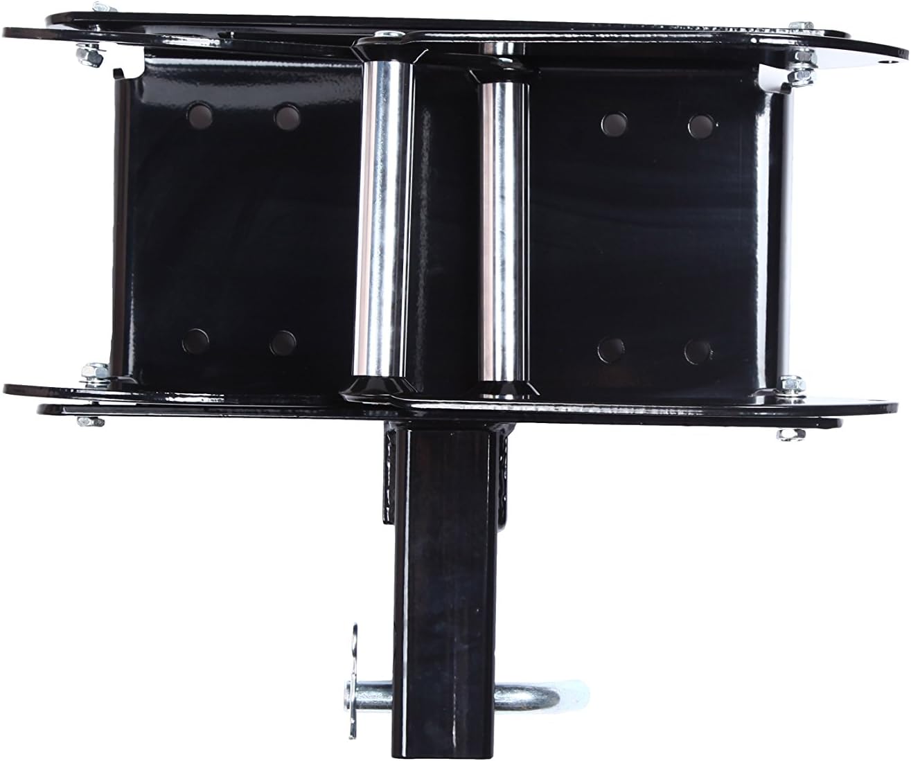 ZESUPER Winch Cradle Winch Mounting Plate, Hitch Mount Winch Plate,Winch Mount Recovery Winches for 8000 lb.-12000 lb.Winches