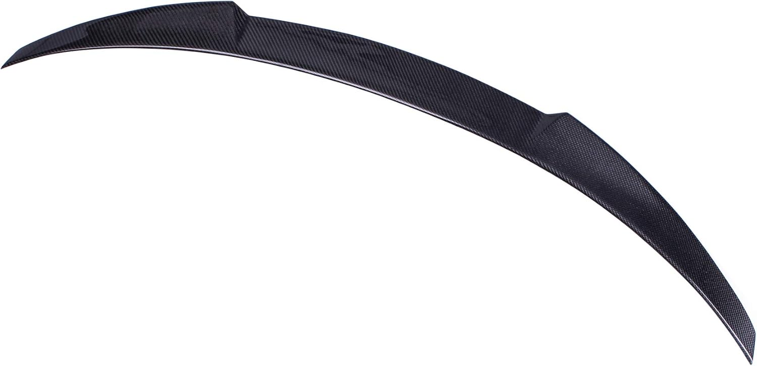 Mosion Auto Carbon Fiber Rear Spoiler for 2008-2014 Benz W204 C250 C300 C63 Coupe 2007-2014