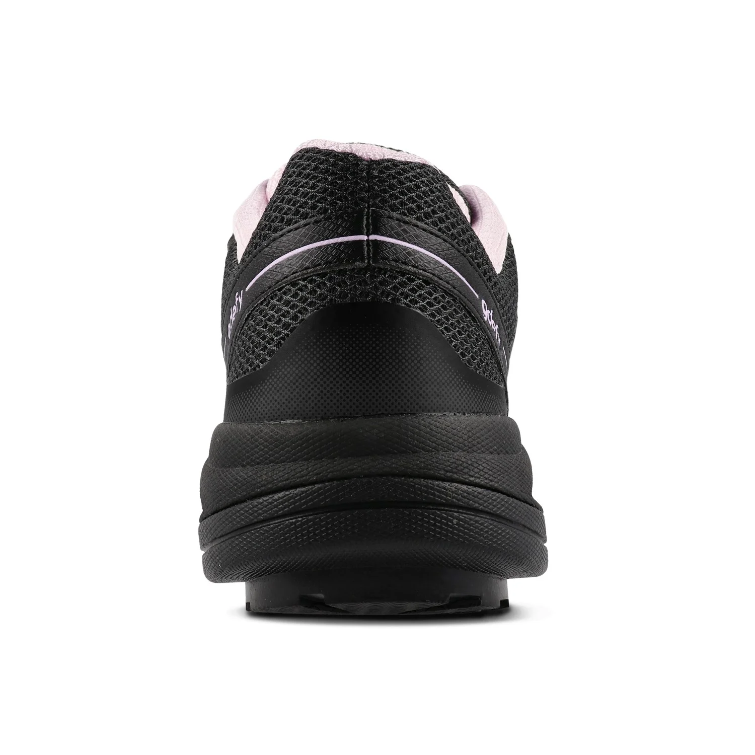Gravity Defyer Women's G-Defy Mighty Walk Athletic Sneakers (Black/Purple, 10 Wide US Women)