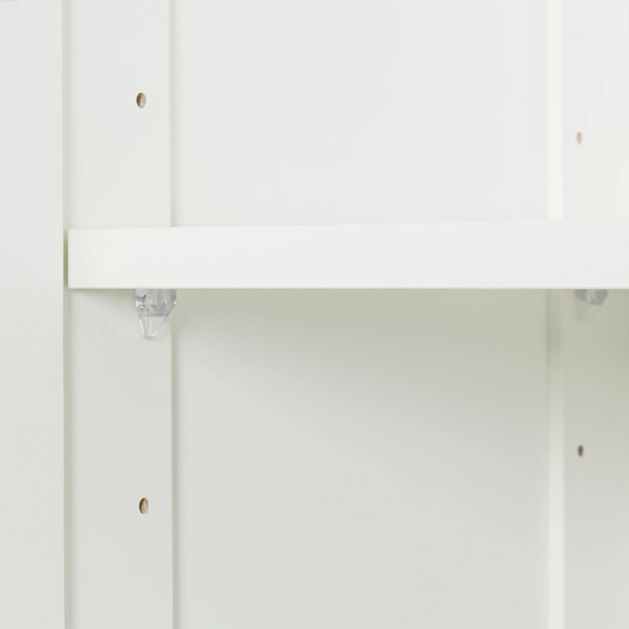 Pantry Wood Storage Cabinet,71" H Wardrobe Cabinet with 3 Adjustable Shelves 2 Doors for Bedroom Kitchen