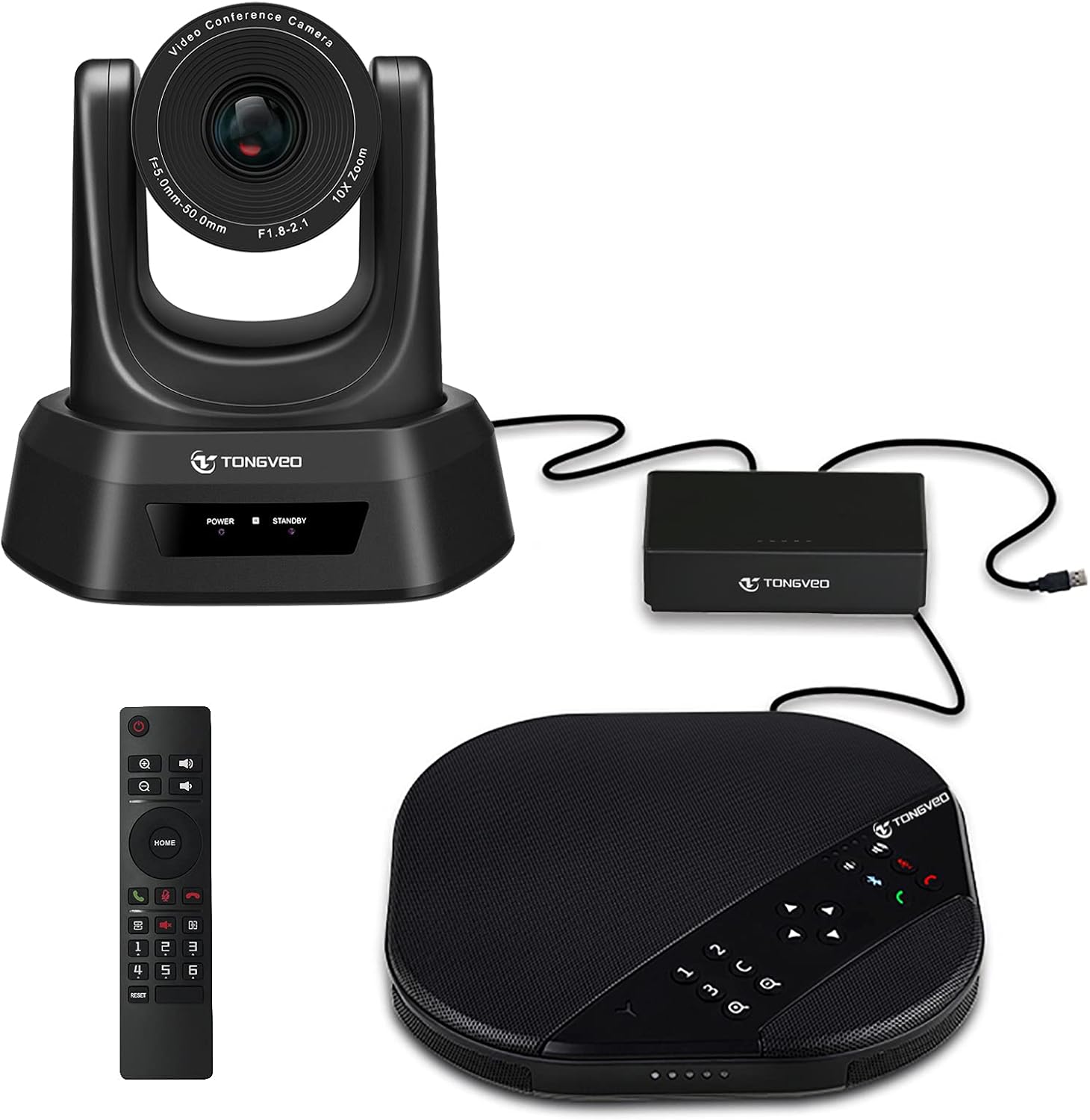 20X Optical Zoom PTZ Camera HDMI/SDI/USB, TONGVEO 1080P Video Conference Camera for Meeting Church Broadcast Live Streaming Online Learn, Works with Zoom, Skype, OBS and More