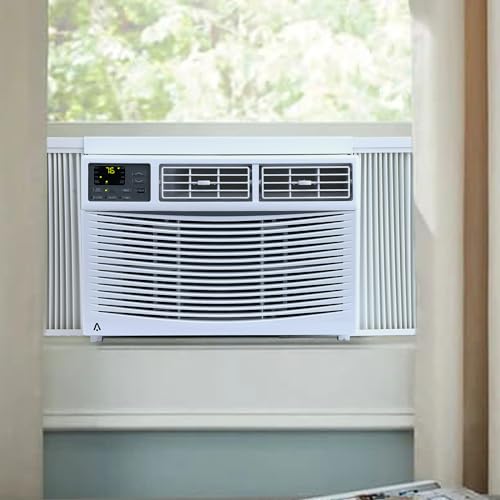 Window Air Conditioner, 8,000 BTU, Cools 350 Sq.ft, 3 Cooling & Fan Speeds, Window AC with Remote/App Control, Energy Saving, 110-115V