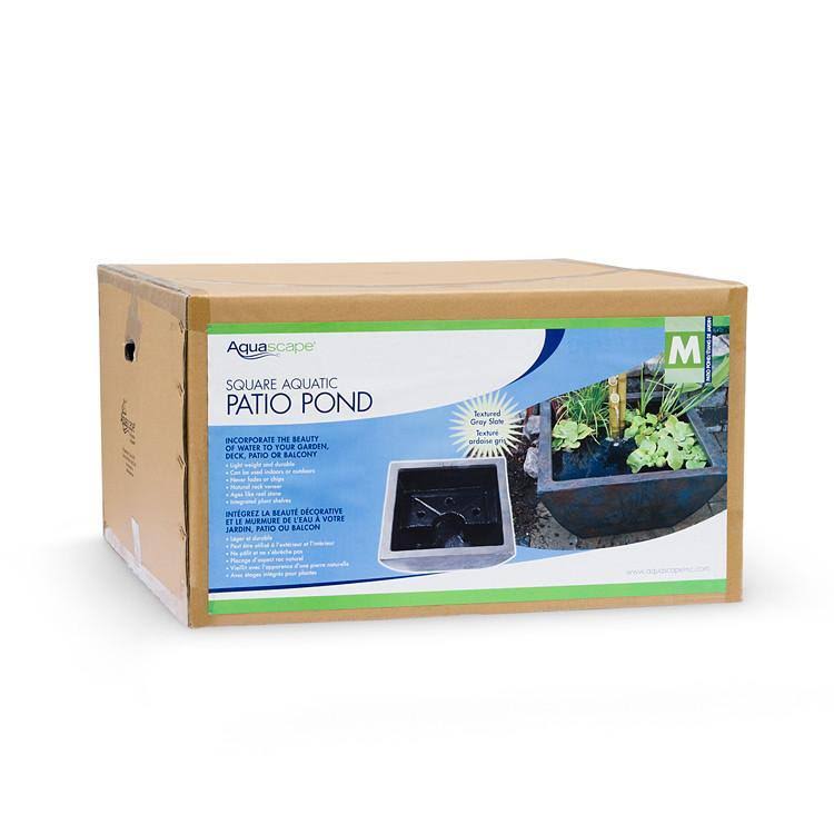 Aquascape Aquatic Patio Pond - Large - Textured Gray Slate