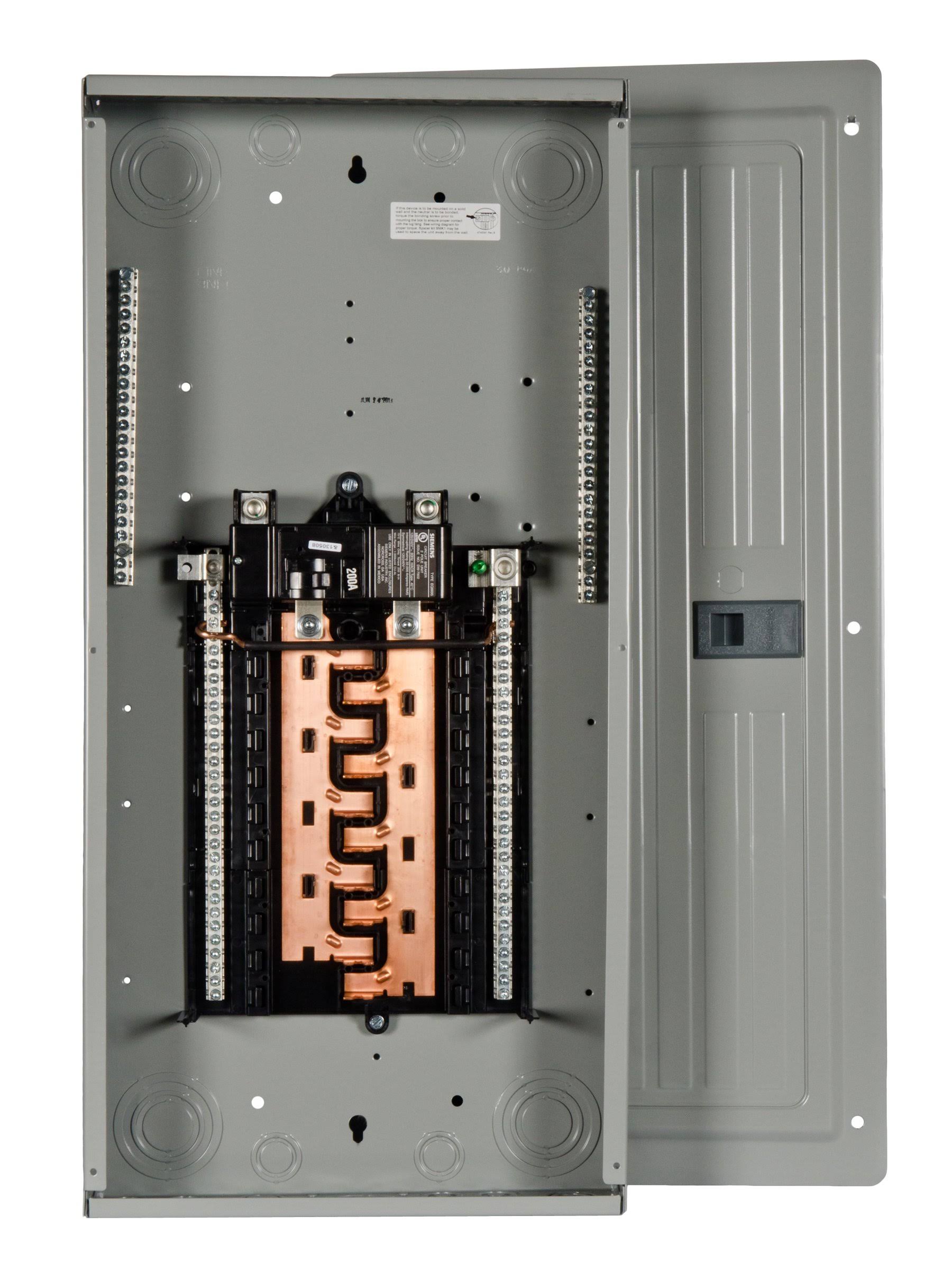 Siemens P2040B1200CU 200-Amp 20-Space 40-Circuit Main Breaker Load Center
