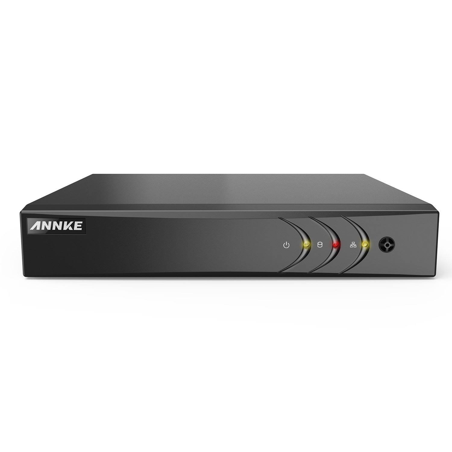 Annke 8-Channel Security Camera System HD-TVI 1080p Lite Video DVR and 4 1.0mp