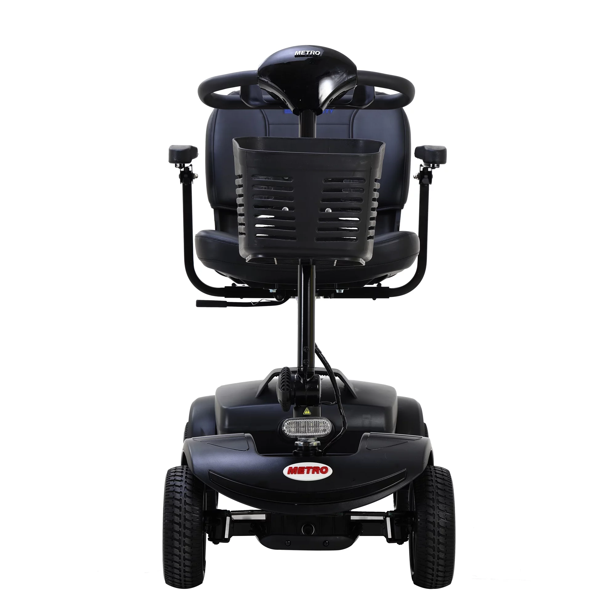Travel Mobility Scooter, Heavy Duty Electric Scooters with 4 Anti-Tip Wheels, Compact Lightweight Mobility Scooters for Senior Adults Elderly, Foldable Mobility Scooter, Holds 300lbs, Purple