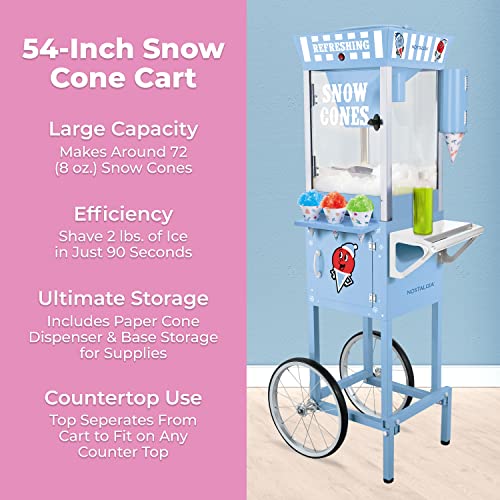 Nostalgia Snow Cone Shaved Ice Machine