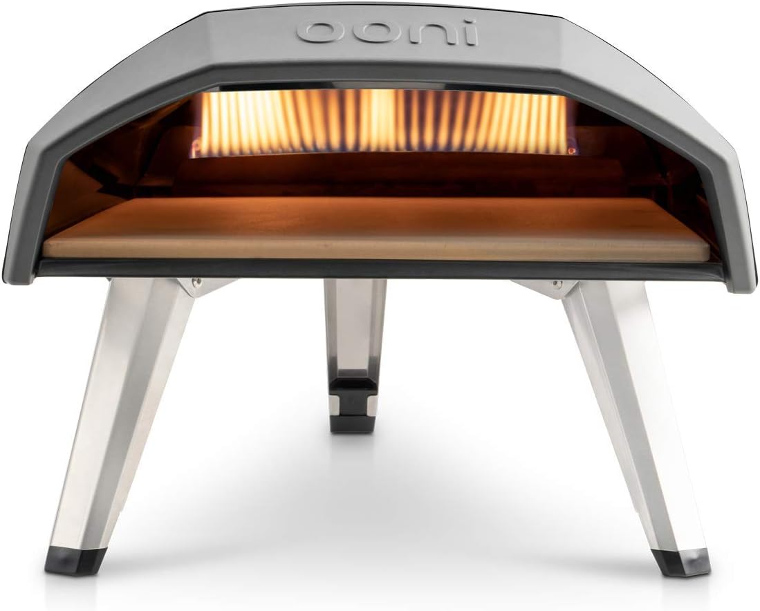 Ooni Koda 12 Gas Pizza Oven – 28mbar Propane Outdoor Pizza Oven, Portable Pizza Oven For Fire and Stonebaked 12 Inch Pizzas, With Gas Hose & Regulator, Countertop Pizza Maker, Outdoor Pizza Cooker