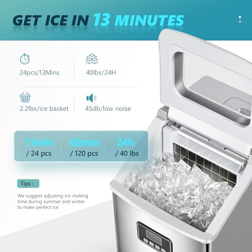 Euhomy Ice Maker Machine