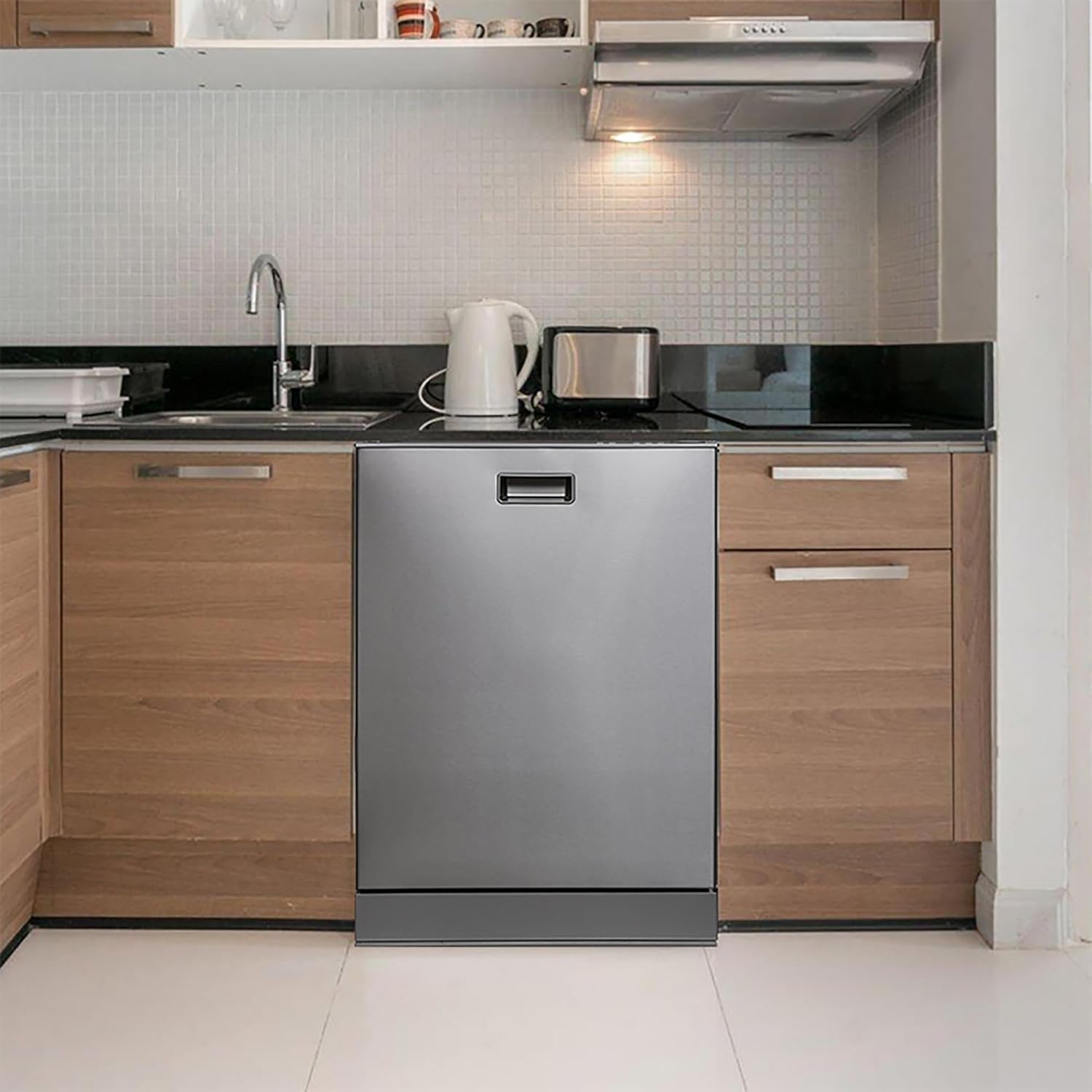 24" Top Control Built-in Dishwasher with Third Rack Finger Resistant in Stainless, Energy Star made in Europe