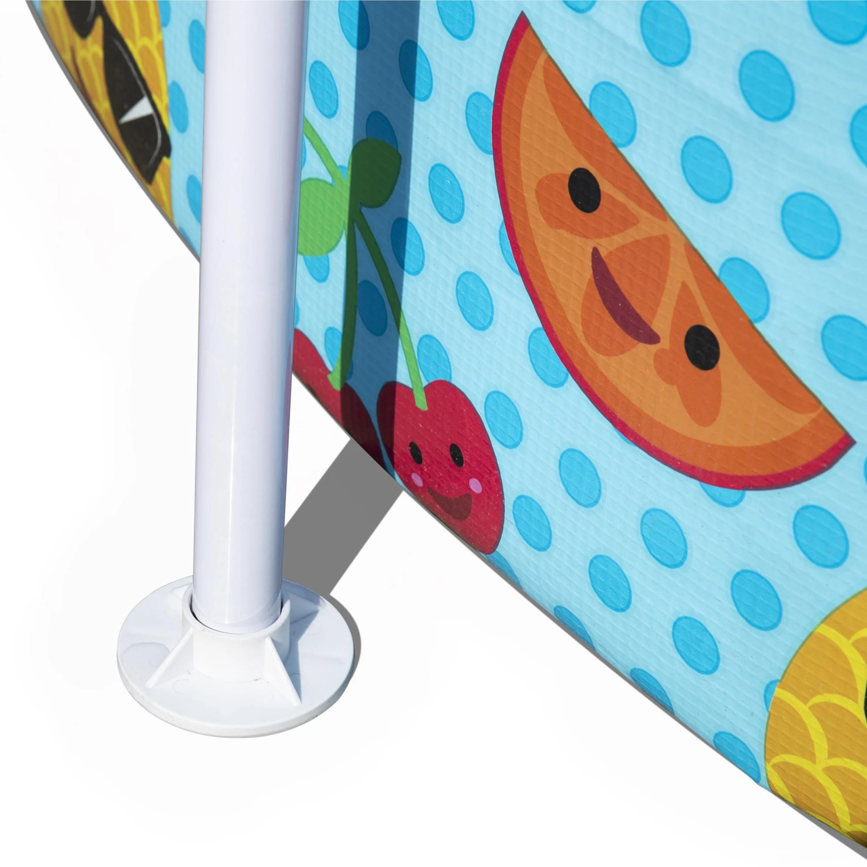 Bestway 8' x 20" Above Ground Round Swimming Pool with Shaded Canopy, Fruit