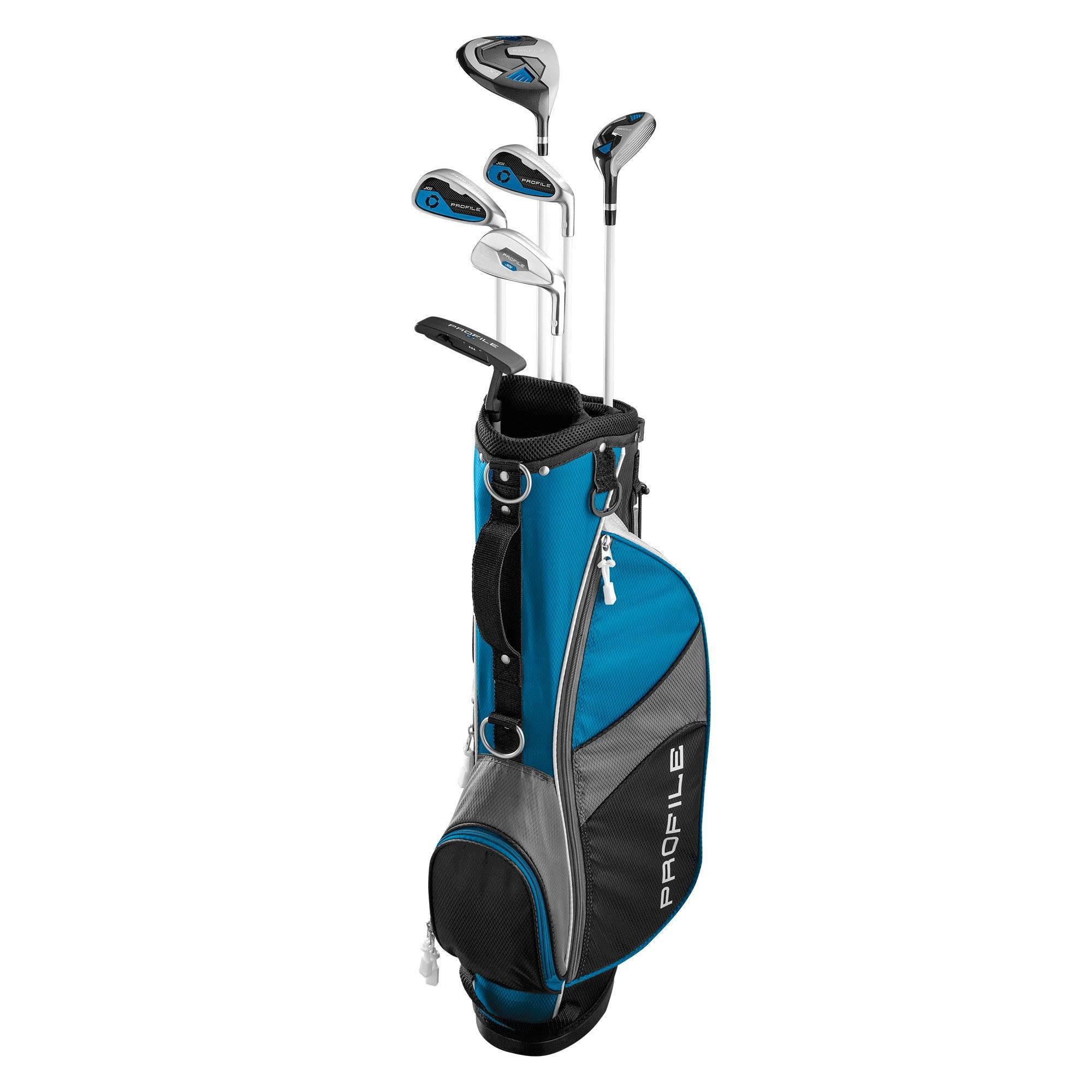 Wilson Profile JGI Junior Large Complete Golf Club Set Blue, Left Hand