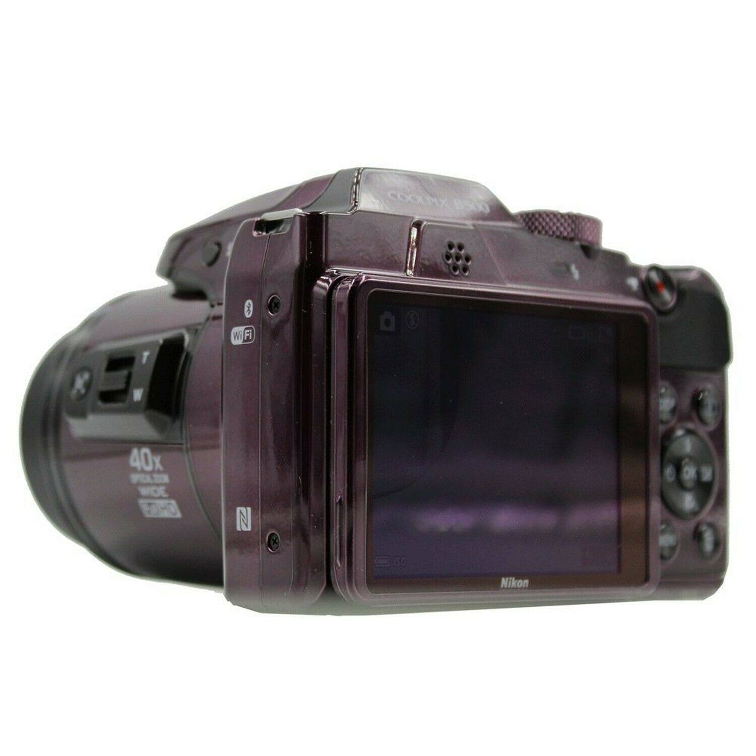 Coolpix B500 16.0-Megapixel Digital Camera - Plum, Purple