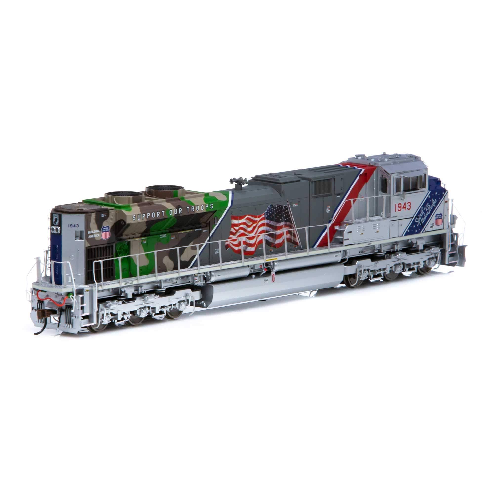Athearn ATHG01943 SD70ACe w/DCC u0026 Sound, UP/Spirit of Up #1943, HO