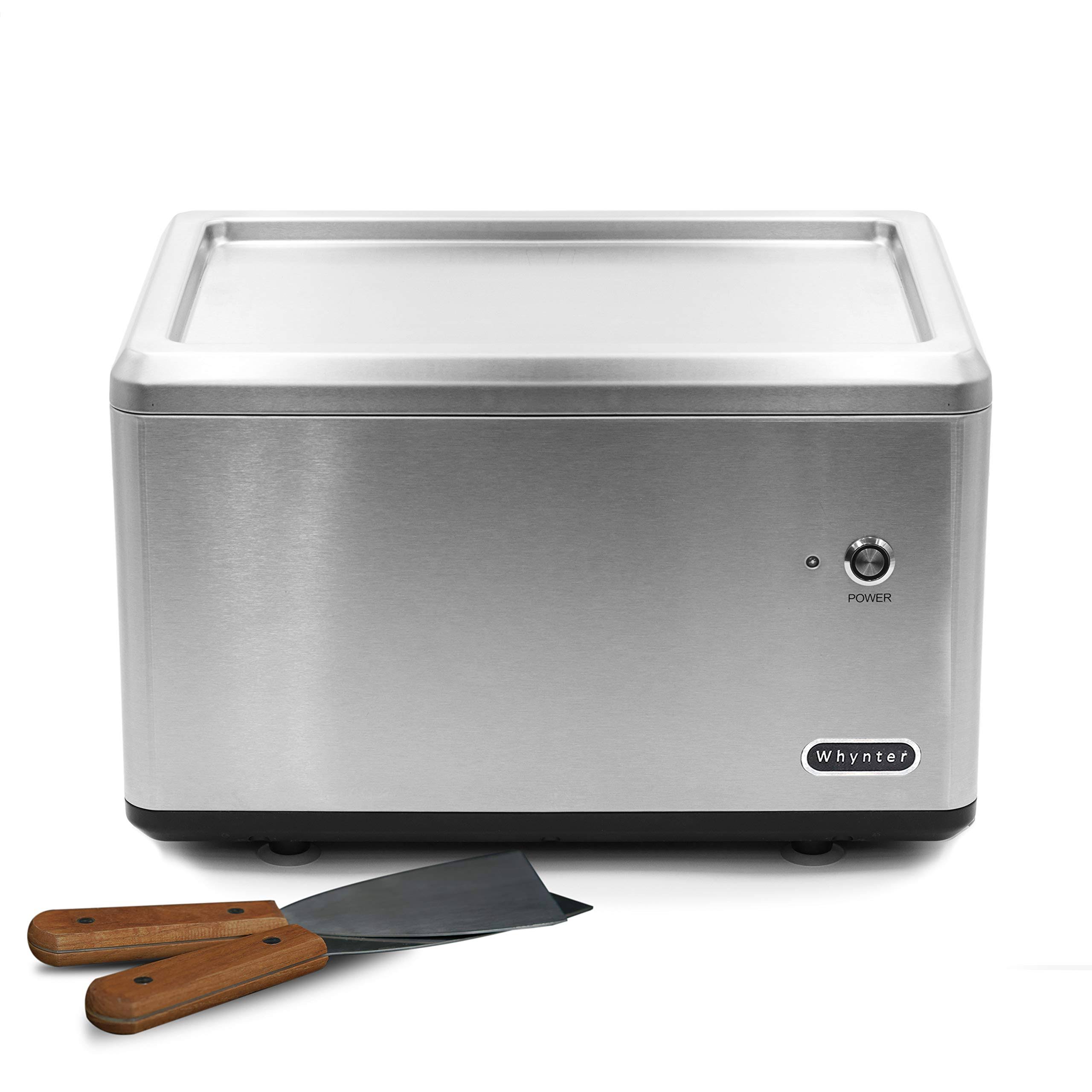 Whynter Icr-300ss Portable Instant Ice Cream Maker Frozen Pan Roller in Stainless Steel