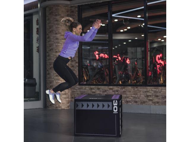Xspec 3 in 1 Plyometric Fitness Exercise Jump Foam Box, 30x22 x 24x22 x 20x22