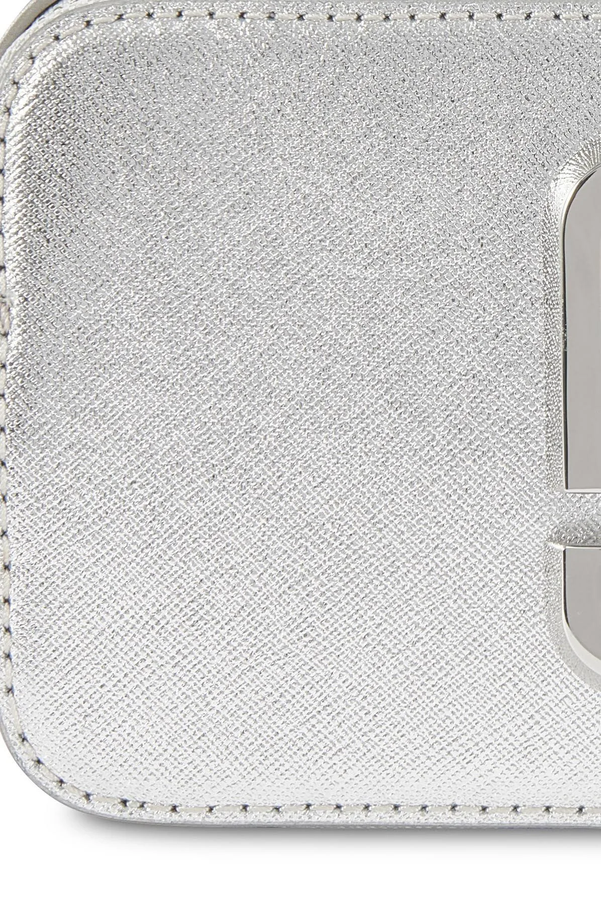 Marc Jacobs Silver DTM &The Snapshot& Bag