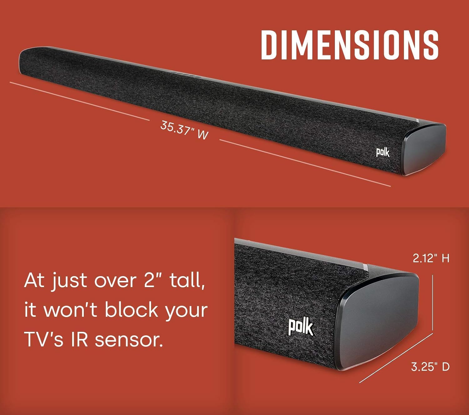 Polk Audio Signa S3 Ultra-Slim TV Sound Bar and Wireless Subwoofer with Built-in Chromecast | Compatible with 8K, 4K & HD TVs | Wi-Fi, Bluetooth | Works with Google Assistant